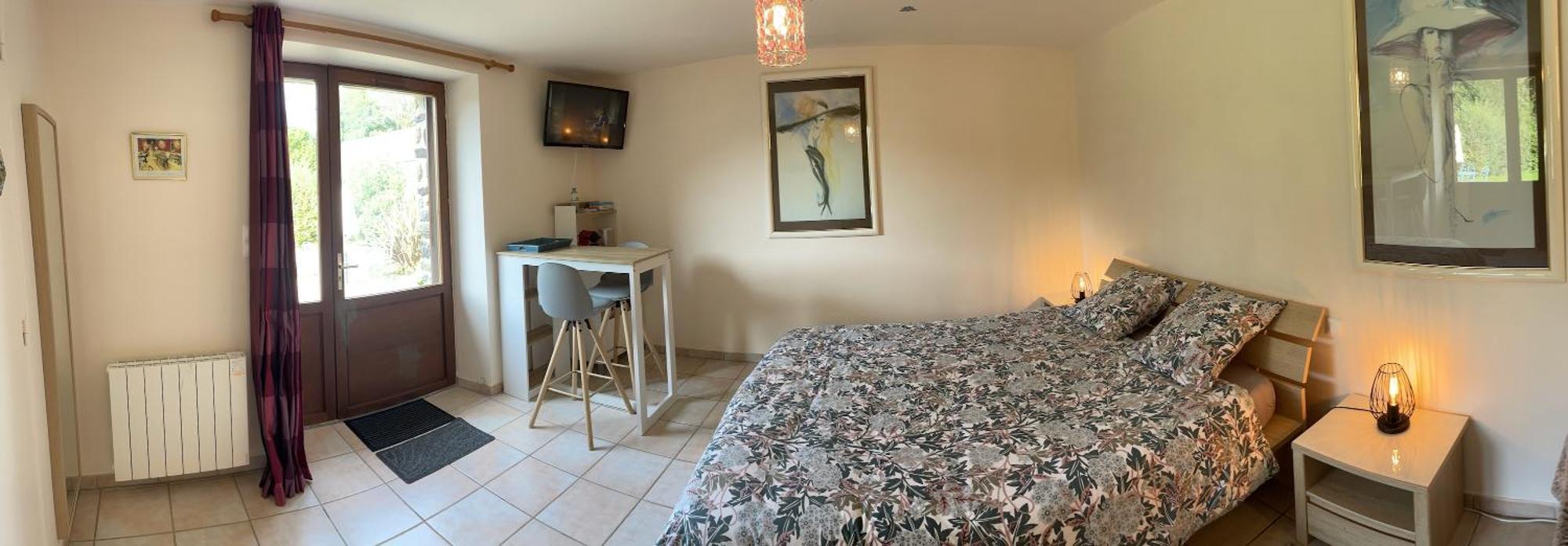 Chambres D'Hotes Les Tilleuls Poullaouen Luaran gambar